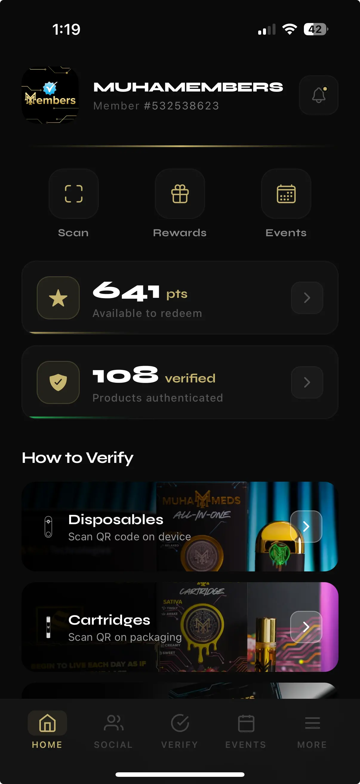 MuhaMembers app